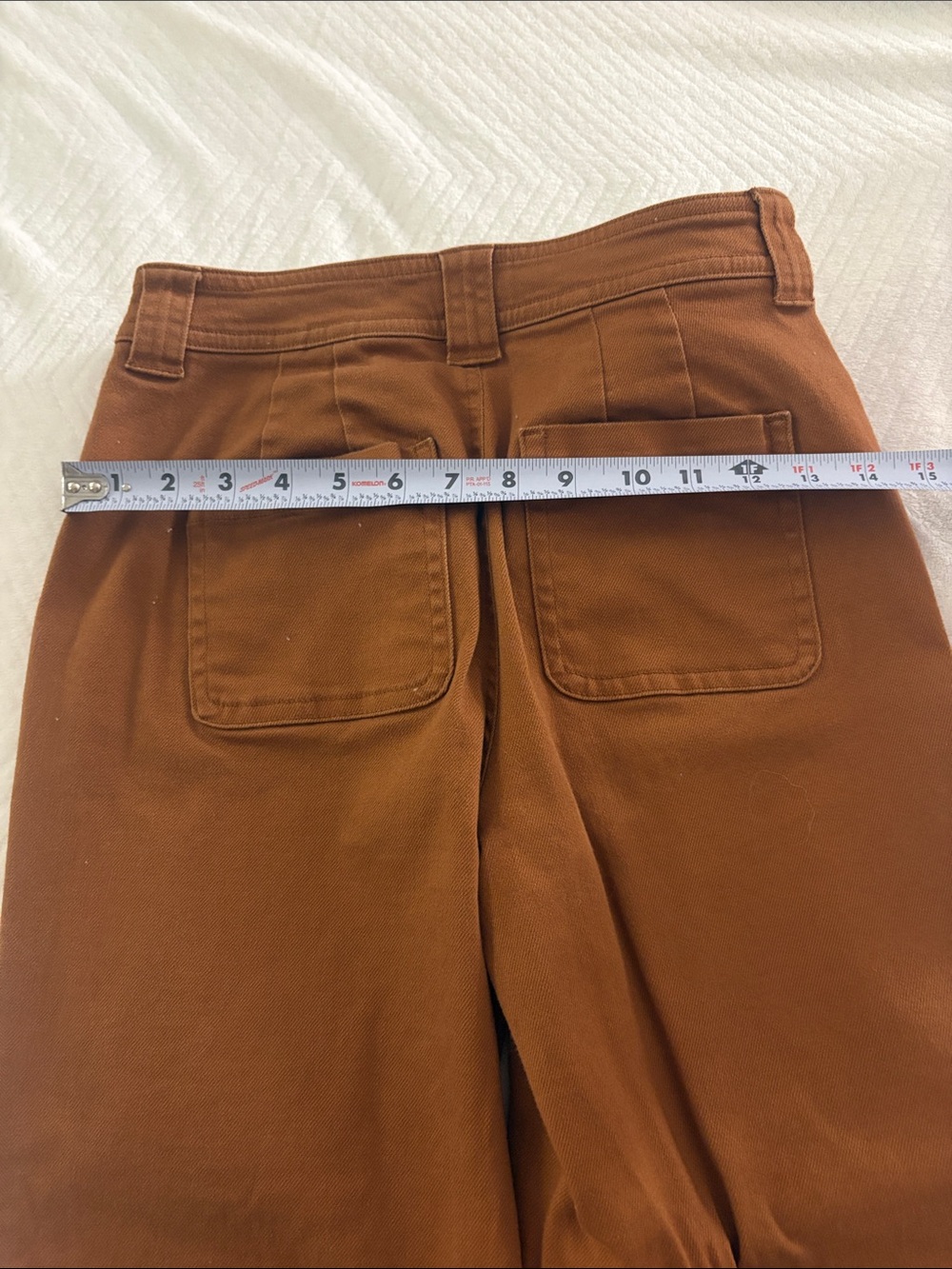 a new day Women's Straight-Leg Chino Pants in Rust - Picture 5 of 5